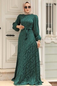 Emerald Green Elegant Evening Gown 23272ZY - 3