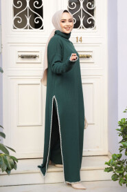 Emerald Green Knitwear Dual Suit 10291ZY - 1