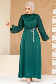 Emerald Green Modest Gown 61671ZY - 2