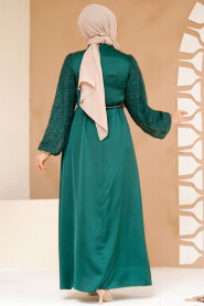 Emerald Green Modest Gown 61671ZY - 3