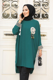 Emerald Green Modest Top 651ZY - 2