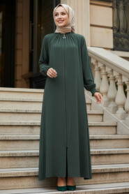 Zippered Dark Mint Modest Ferace 45293KMINT - 2