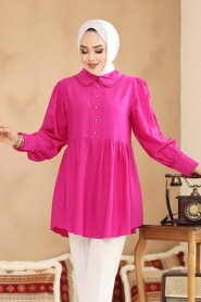 Fuchsia Modest Tunic 40691F - 3