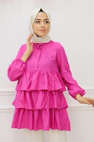 Fushia Hijab Tunic 3798F - 1