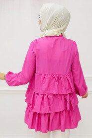 Fushia Hijab Tunic 3798F - 2