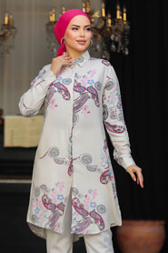 Fushia Modest Shirt 11667F - 2