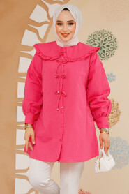 Fushia Modest Top 10074F 