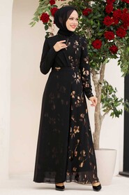  Stylish Gold Modest Wedding Dress 32430GOLD - 2