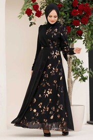  Stylish Gold Modest Wedding Dress 32430GOLD - 1