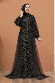  Stylish Gold Islamic Prom Dress 55190GOLD - 1