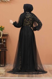  Stylish Gold Islamic Prom Dress 55190GOLD - 2
