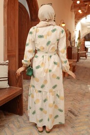 Green Hijab Dress 2332Y - 3