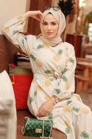 Green Hijab Dress 2332Y - 2
