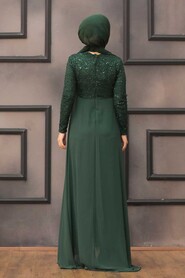  Plus Size Green Modest Wedding Dress 90000Y - 6