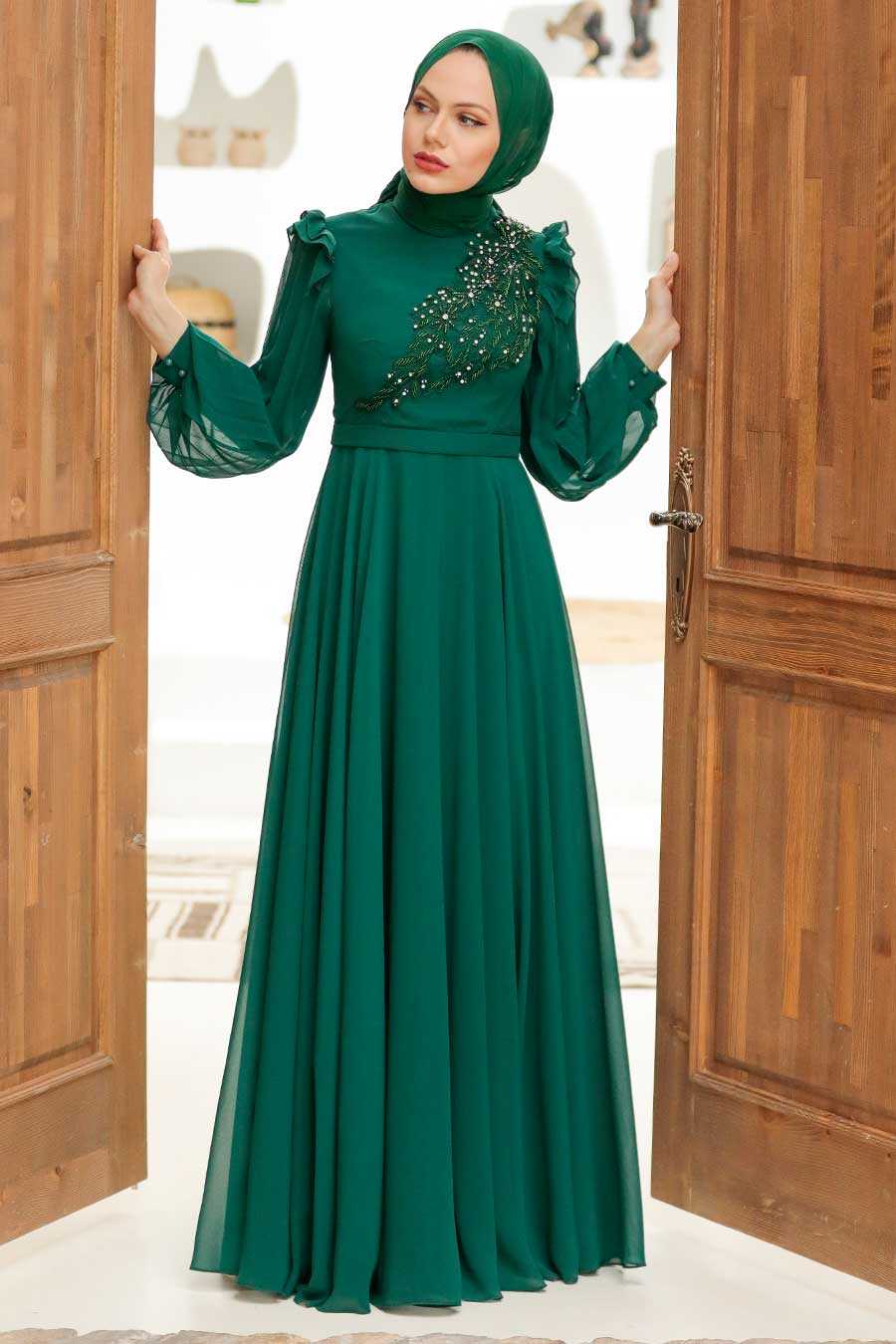white christmas dresses Afflatus Hijab main image 0