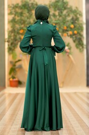 Green Hijab Evening Dress 2752Y - 2