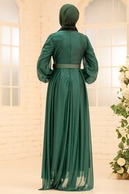  Luxury Green Muslim Prom Dress 4674Y - 3