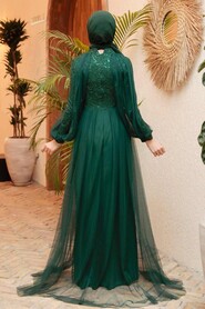  Stylish Green Islamic Prom Dress 55190Y - 2