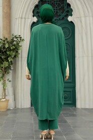 Green Hijab Triple Suit 52261Y - 4