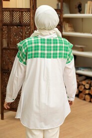 Green Hijab Tunic 1107Y - 3