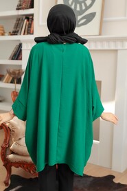Green Hijab Tunic 40760Y - 3