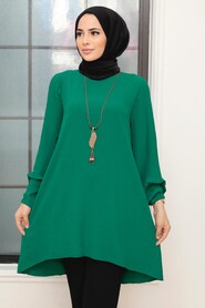 Green Hijab Tunic 41022Y - 1