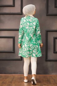 Green Hijab Tunic 5618Y - 2