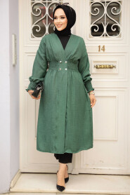 Green Modest Coat 11872Y - 1