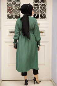 Green Modest Coat 11872Y - 3