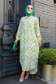 Green Modest Top 10329Y - 2