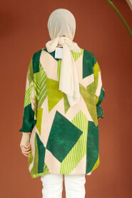Green Modest Top 11904Y - 3