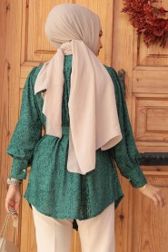 Green Modest Top 92671Y - 4