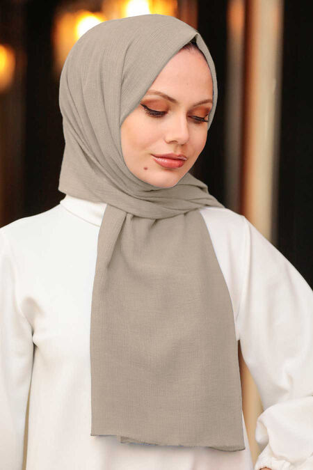 Grey Hijab Shawl 50522GR - Neva-style.com