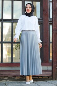 Grey Hijab Skirt 20511GR - 2