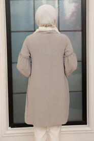 Grey Hijab Tunic 10712GR - 3