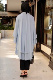 Grey Hijab Tunic 2443GR - 4