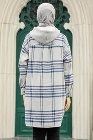 Grey Hijab Tunic 30062GR - 3