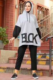 Grey Hijab Tunic 4208GR - 1