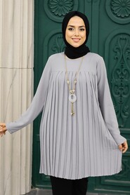 Grey Hijab Tunic 567GR - 1