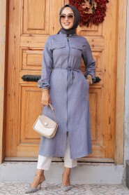 Grey Modest Tunic 645GR - 1