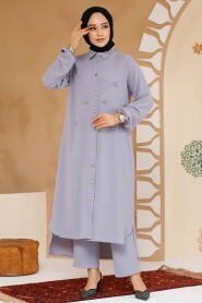 Grey Plus Size Dual Suit 12082GR 