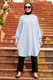 İce Blue Hijab Tunic 2433BM - 1