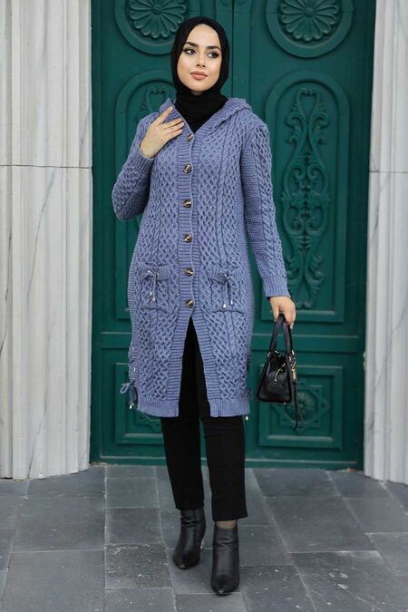 style cardigan hijab