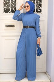 İndigo Blue Hijab Overalls 2897IM - 1