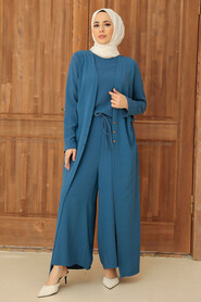 İndigo Blue Hijab Overalls 51890IM - 1