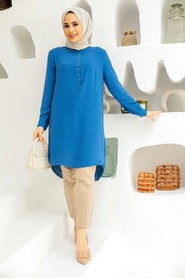 İndigo Blue Hijab Tunic 1150IM - 1