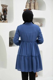 İndigo Blue Hijab Tunic 12291IM - 2