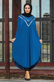 İndigo Blue Hijab Tunic 1264IM - 1