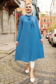 İndigo Blue Hijab Tunic 2097IM - 2