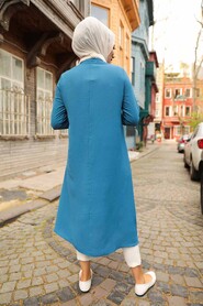 İndigo Blue Hijab Tunic 2097IM - 3